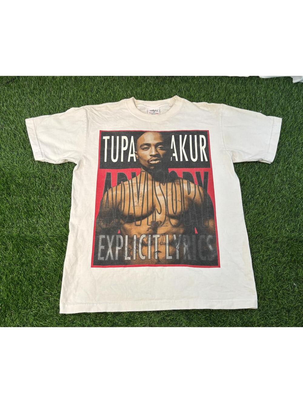 Vintage 2Pac Tupac Shakur Rap Shirt Medium Explicit Lyrics Tee RARE